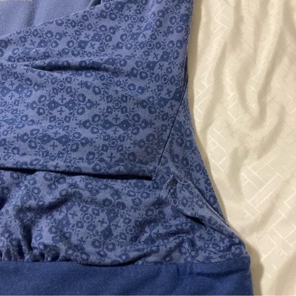 Athleta Faux Wrap Dress 3/4 Sleeves | Size M | flawed| Spring & Summer Casual - Picture 4 of 11